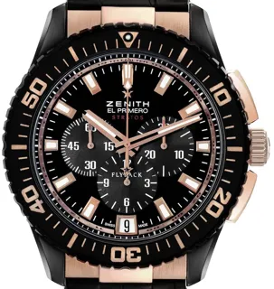 Zenith El Primero Stratos Flyback 85.2060.405/23.C714 Rose gold Black