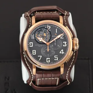 Zenith Pilot Type 20 Tourbillon 87.2431C.4035/91.C742 Rose gold Gray