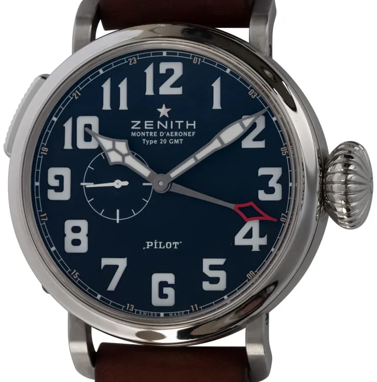 Zenith Pilot 03.2430.693/21.C723 48mm Stainless steel Black