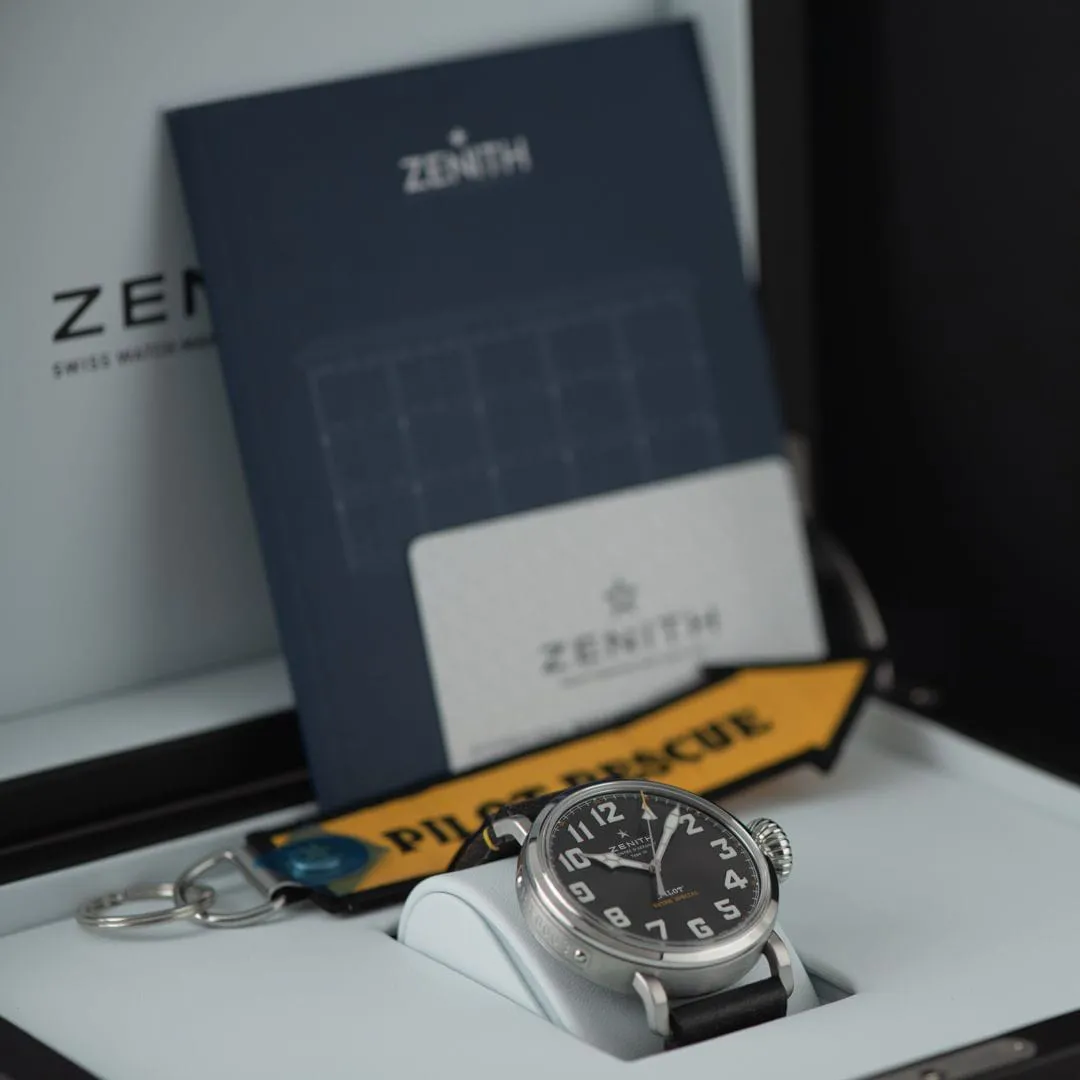 Zenith Pilot 03.2434.679/20.I010 45mm Stainless steel Gray 2