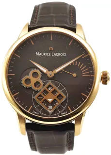 Maurice Lacroix Masterpiece MP7158-PG101-700 Rose gold Brown