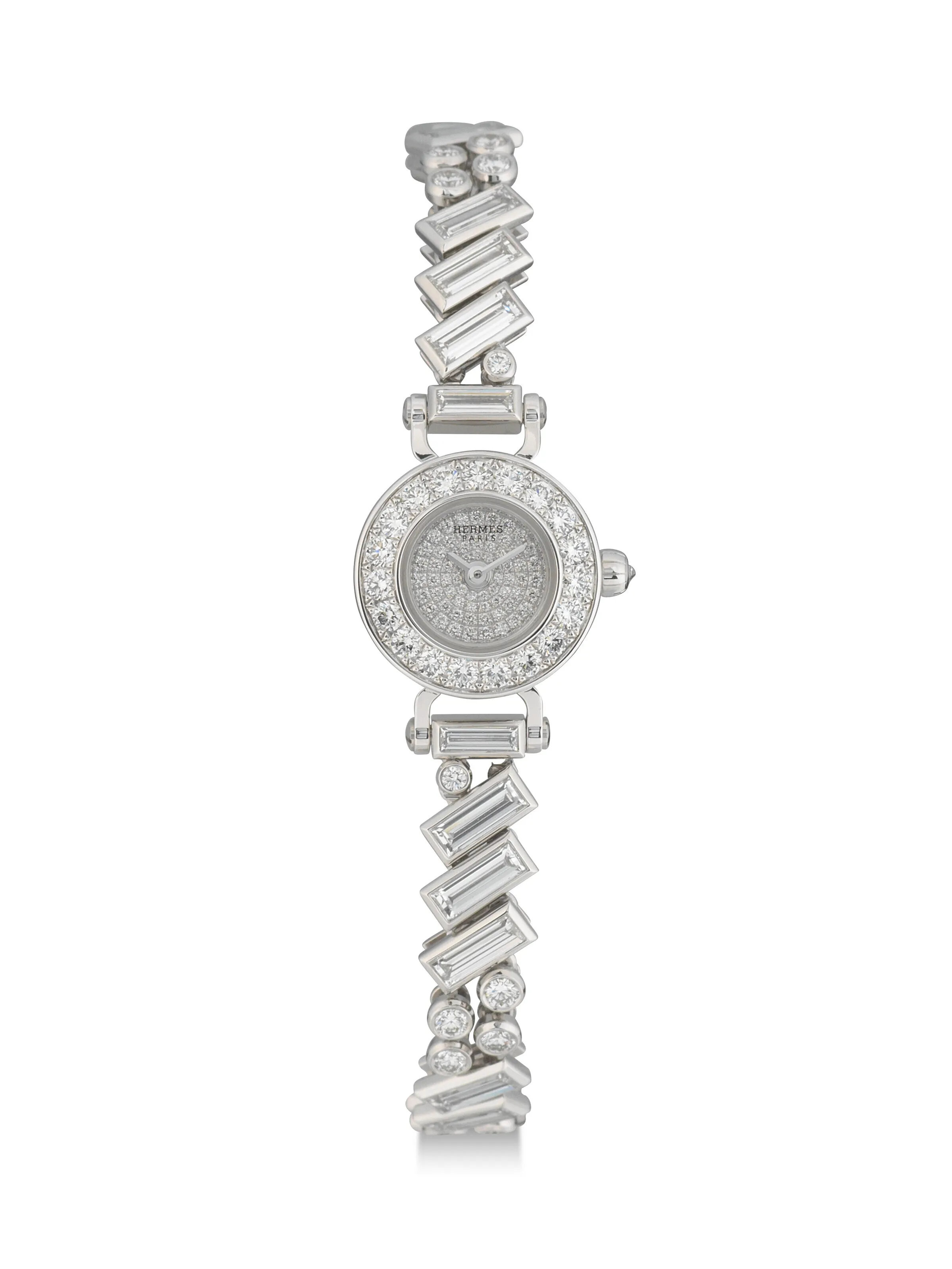 Hermès 15mm White gold and Diamond