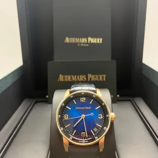 Audemars Piguet Code 11.59 15210OR.OO.A028CR.01 Rose gold Blue