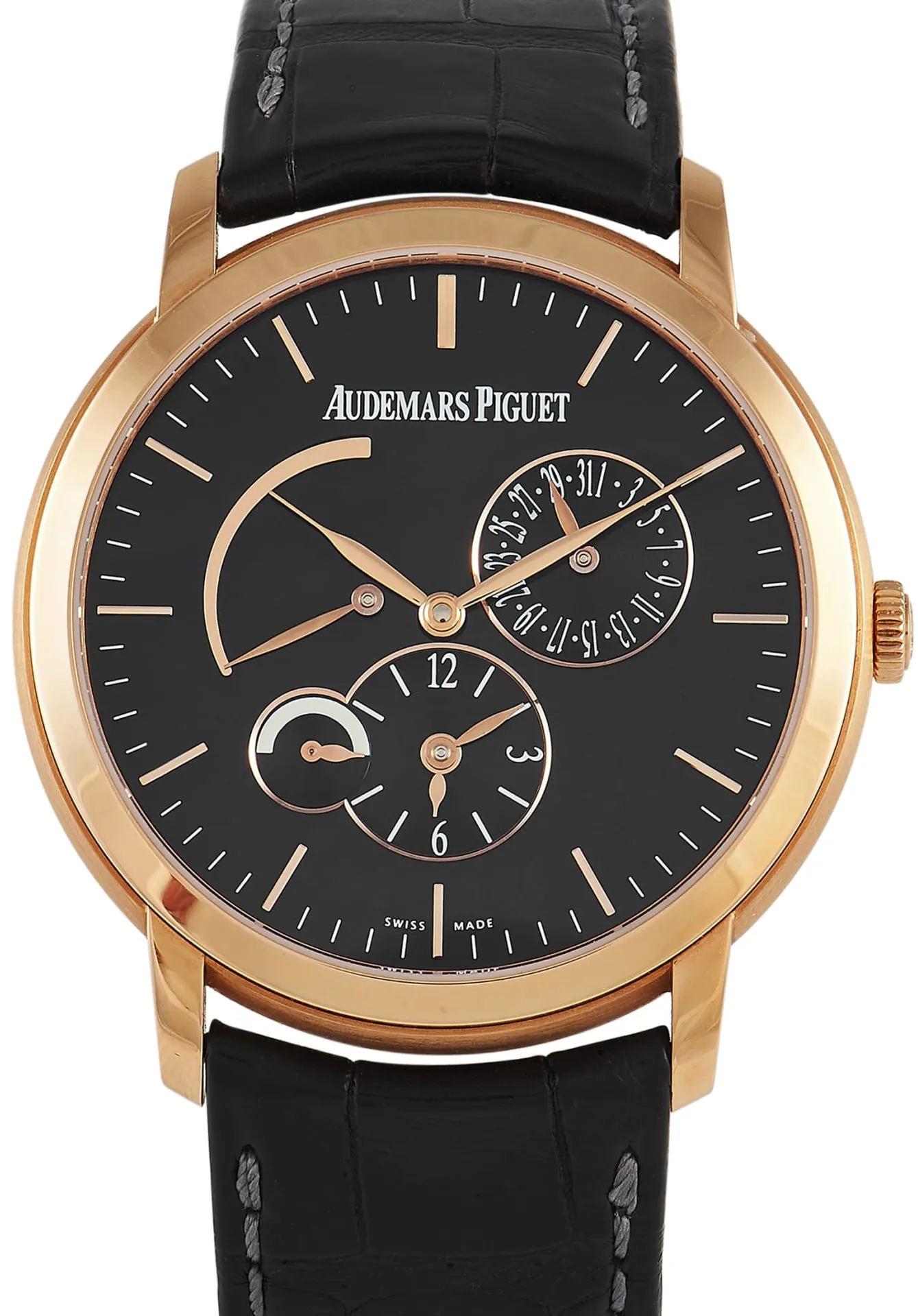 Audemars Piguet Jules Audemars 26380OR.OO.D002CR.01 41mm Rose gold Black