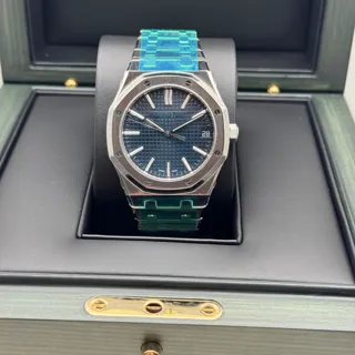 Audemars Piguet Royal Oak 15510ST.OO.1320ST.06 Stainless steel Blue