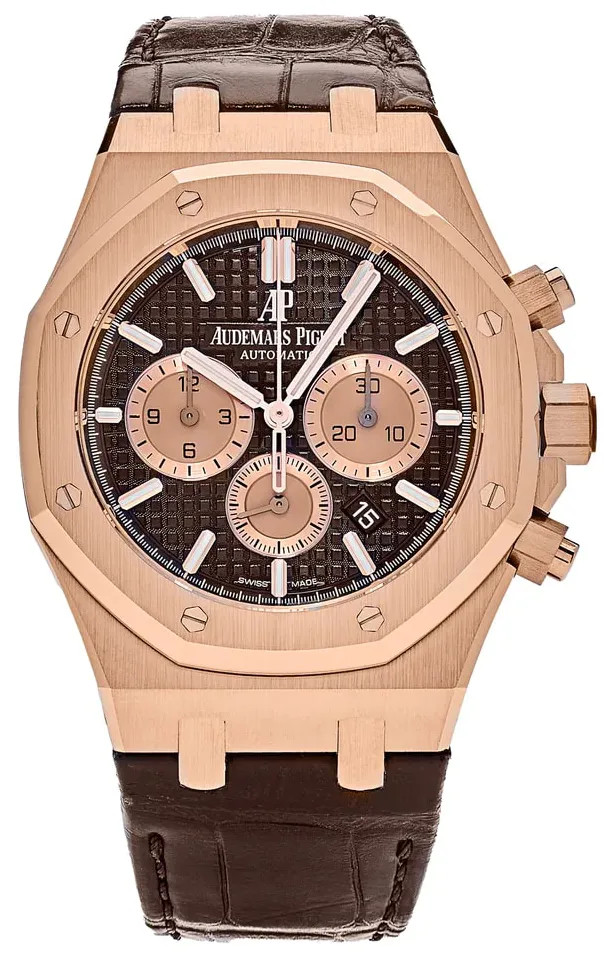 Audemars Piguet Royal Oak 26331OR.OO.D821CR.01 41mm Rose gold Brown