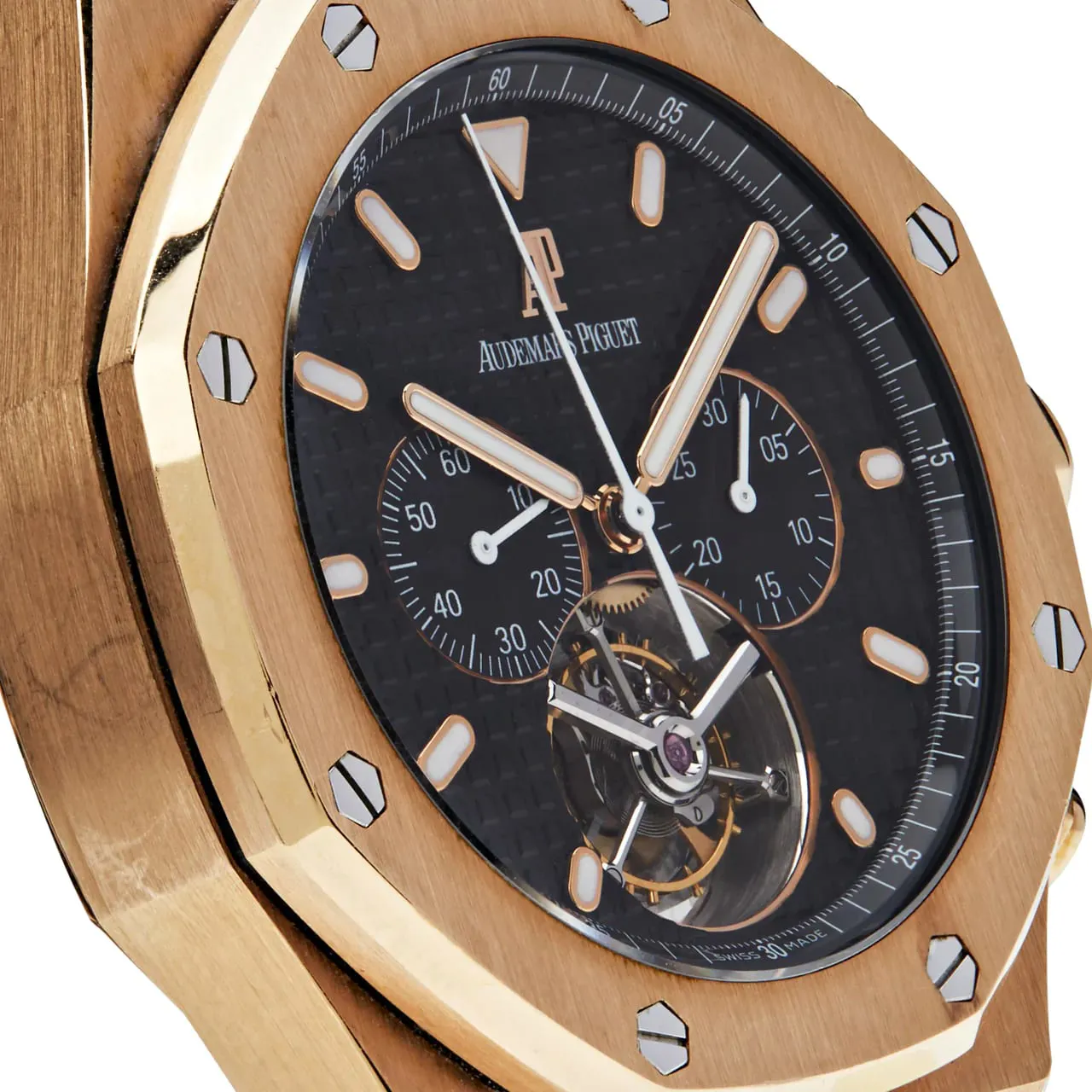 Audemars Piguet Royal Oak Tourbillon 25977OR.OO.D002CR.01 44mm Rose gold Black 1