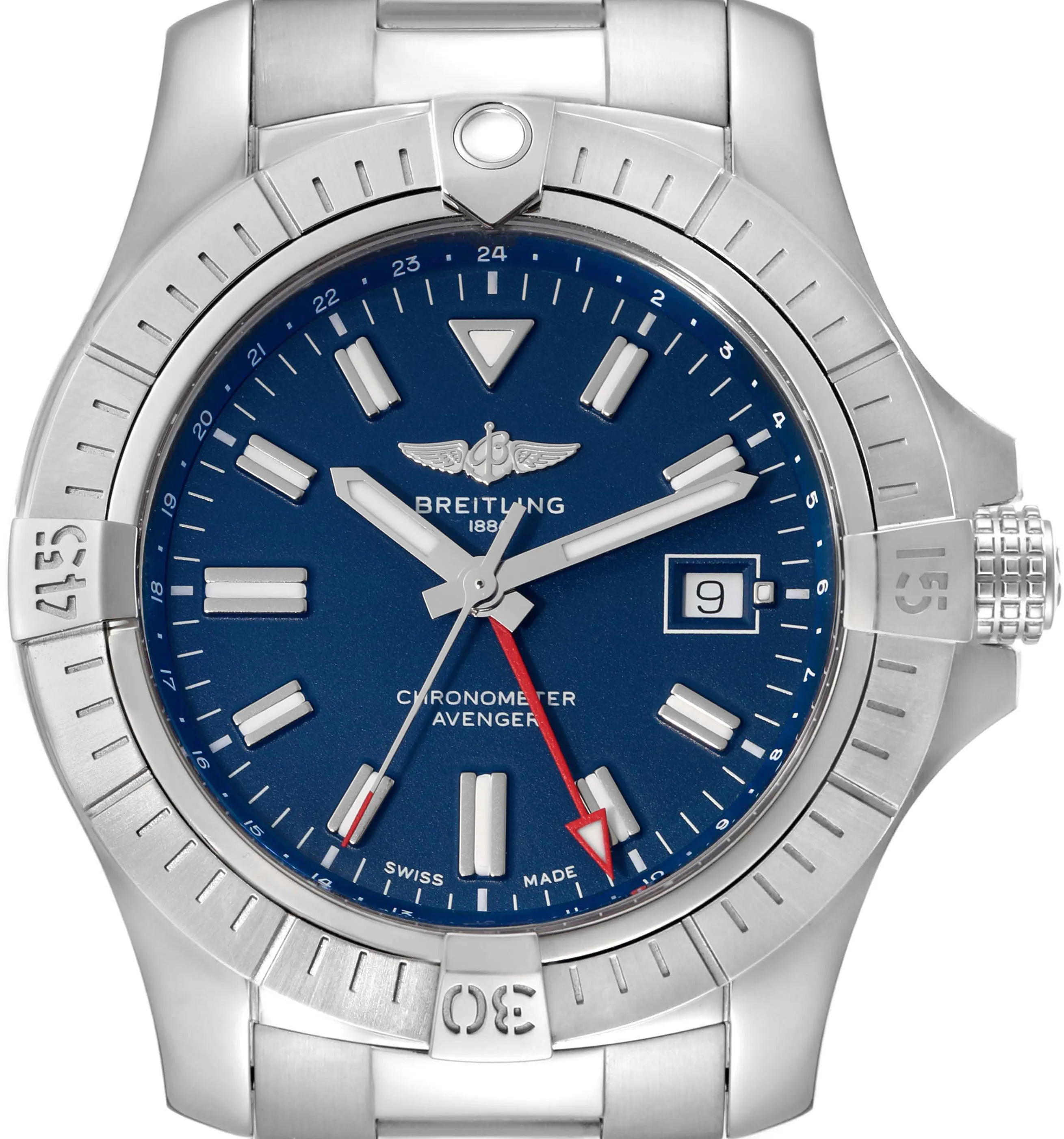 Breitling Avenger A32395 45mm Stainless steel Blue