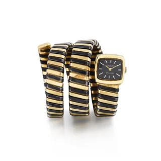 Bulgari Serpenti Yellow gold Black