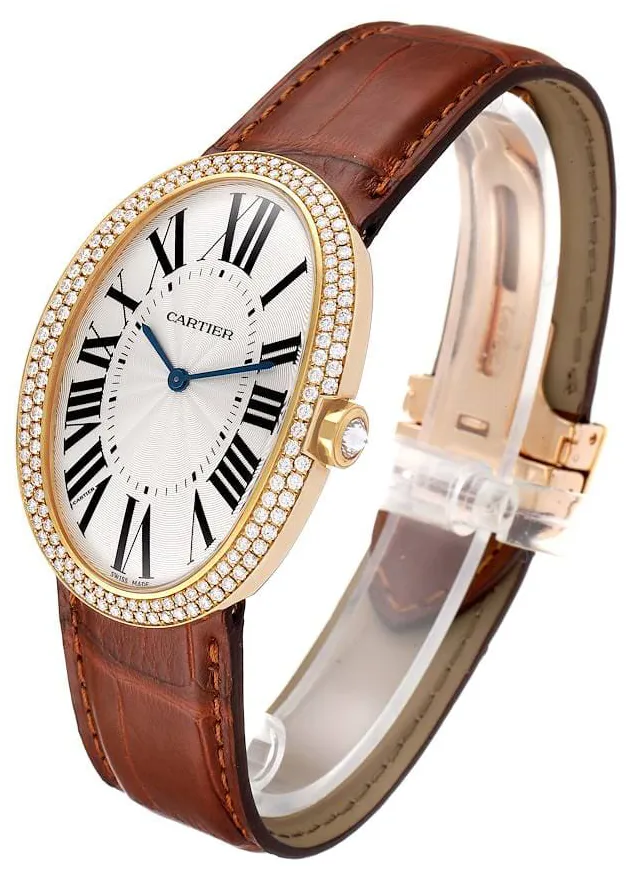 Cartier Baignoire WB520005 44mm Yellow gold Silver 2