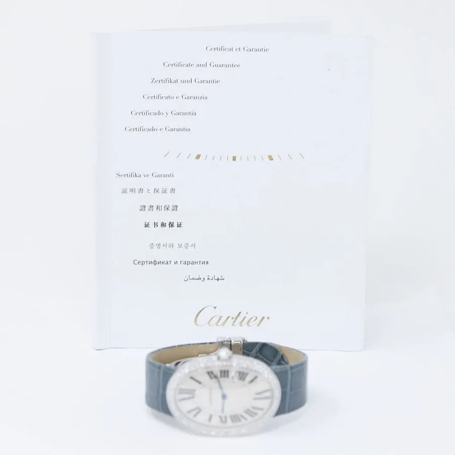 Cartier Baignoire WB520009 44mm White gold Silver 4