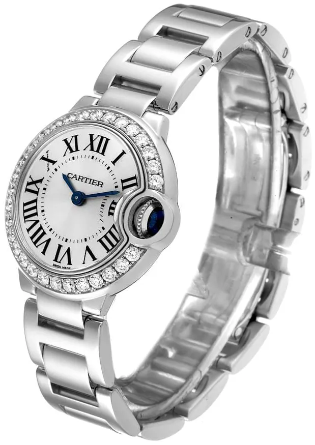 Cartier Ballon Bleu 28mm WE9003Z3 28mm White gold Silver 2