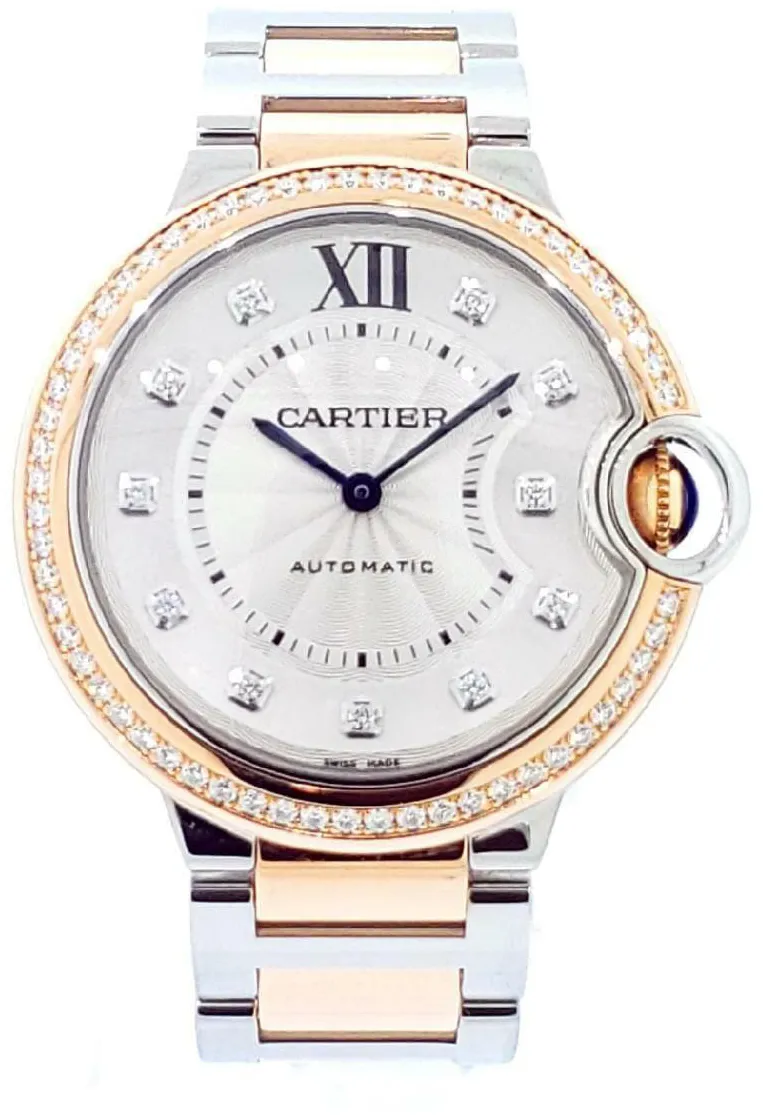 Cartier Ballon Bleu 36mm W3BB0004 36mm Stainless steel Silver