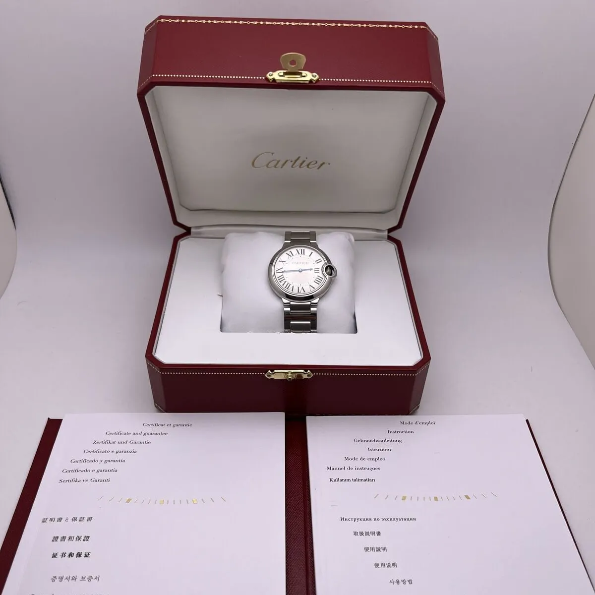 Cartier Ballon Bleu 36mm W69011Z4 36mm Stainless steel Silver 3