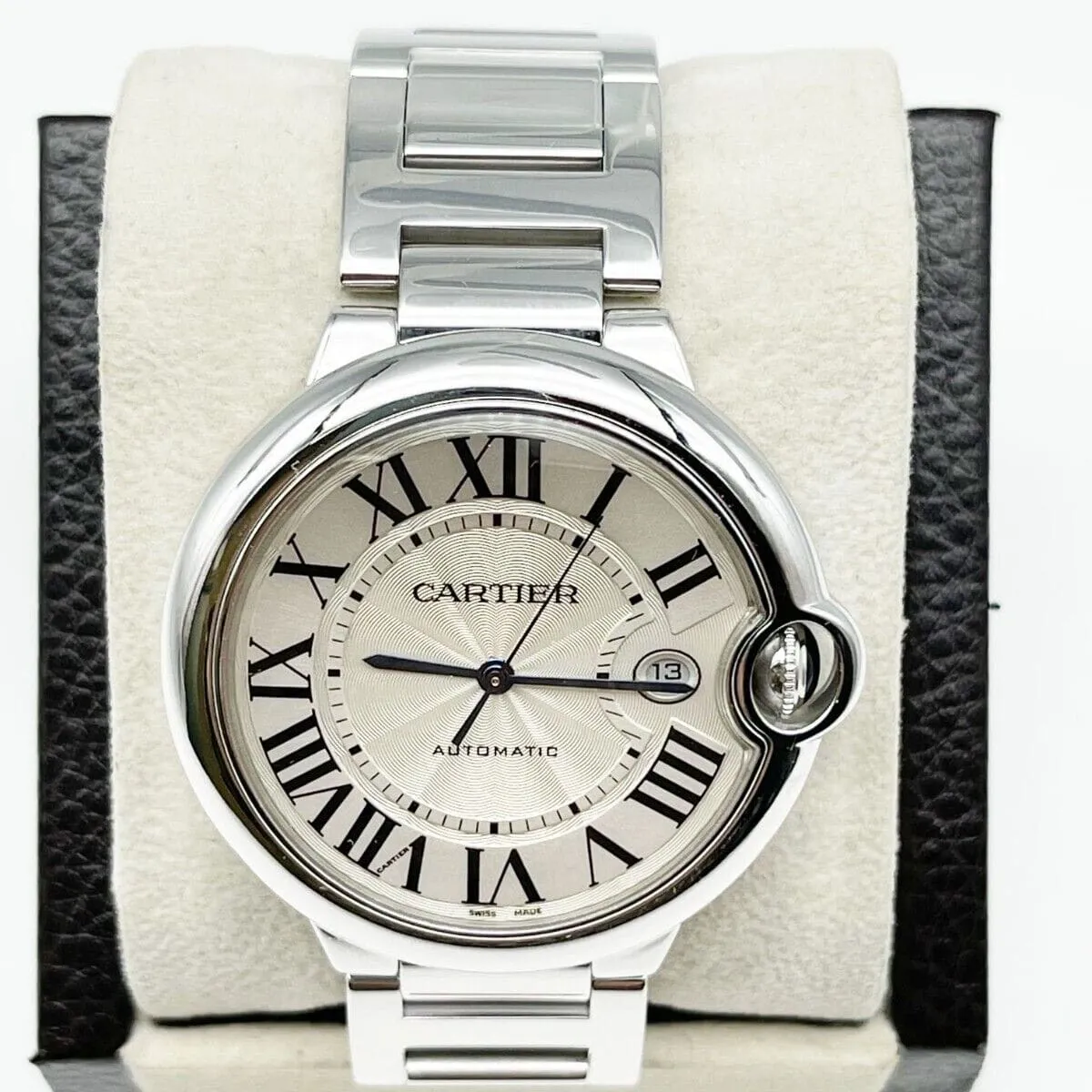 Cartier Ballon Bleu de Cartier 3000 42mm White gold Silver