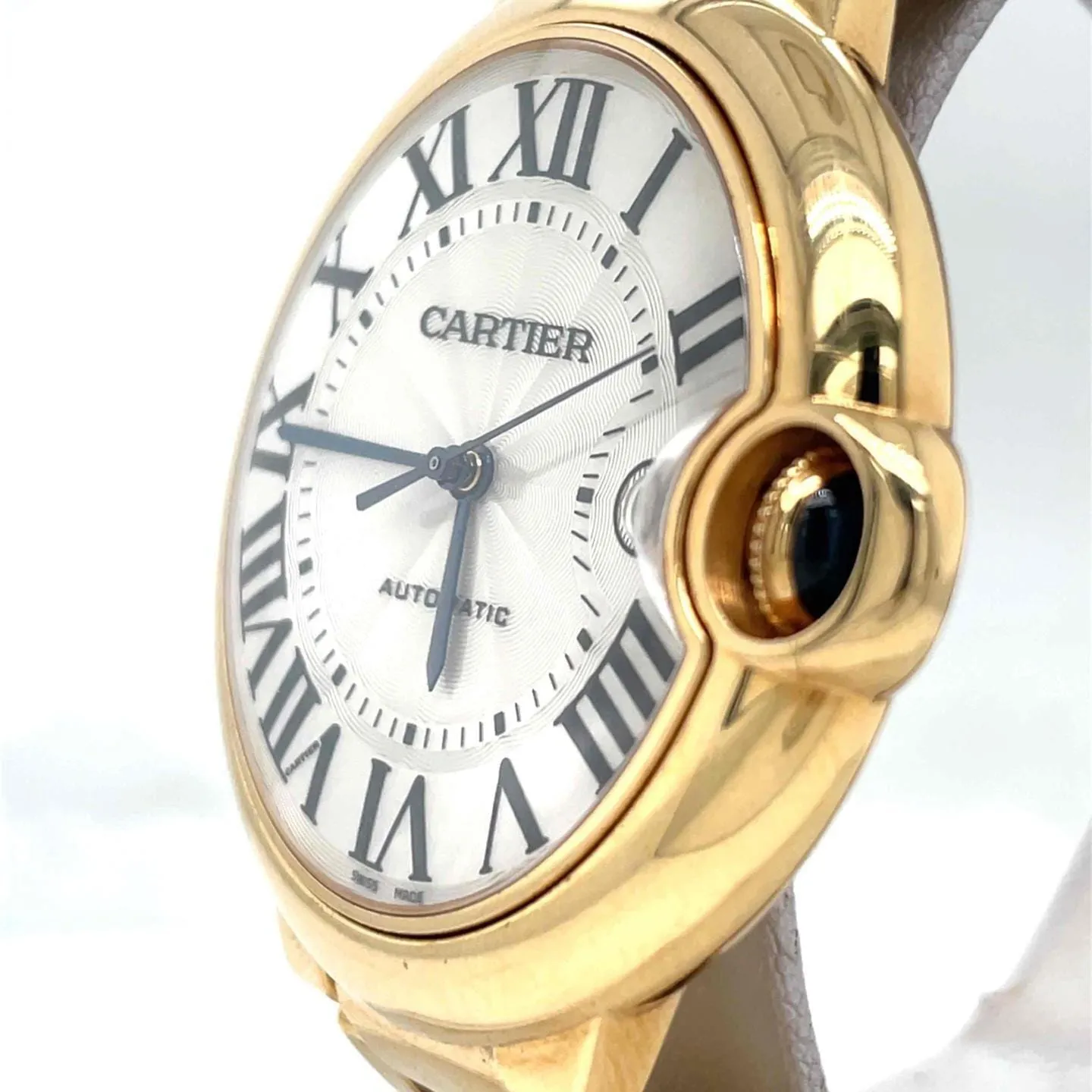 Cartier Ballon Bleu W69005Z2 42mm Yellow gold Silver 3