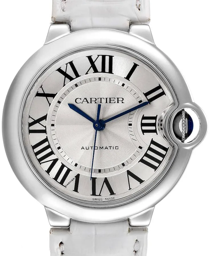 Cartier Ballon Bleu de Cartier W69017Z4 36.5mm Stainless steel White