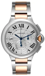 Cartier Ballon Bleu Rose gold and Stainless steel Silver