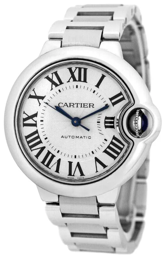 Cartier Ballon Bleu W6920071 33mm Stainless steel White