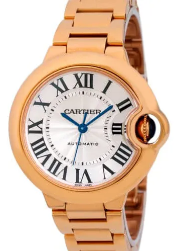 Cartier Ballon Bleu de Cartier W6920096 33mm Rose gold White