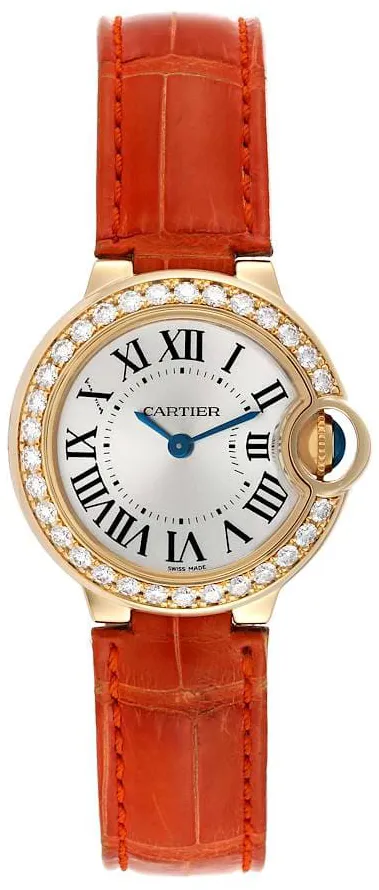 Cartier Ballon Bleu de Cartier WE900151 28mm Yellow gold Silver