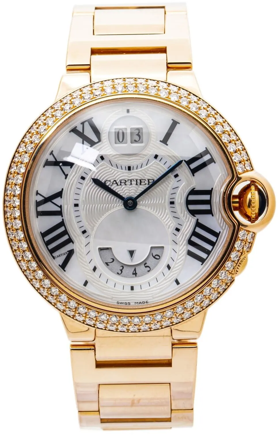 Cartier Ballon Bleu de Cartier WE902019 38.5mm Rose gold Mother-of-pearl