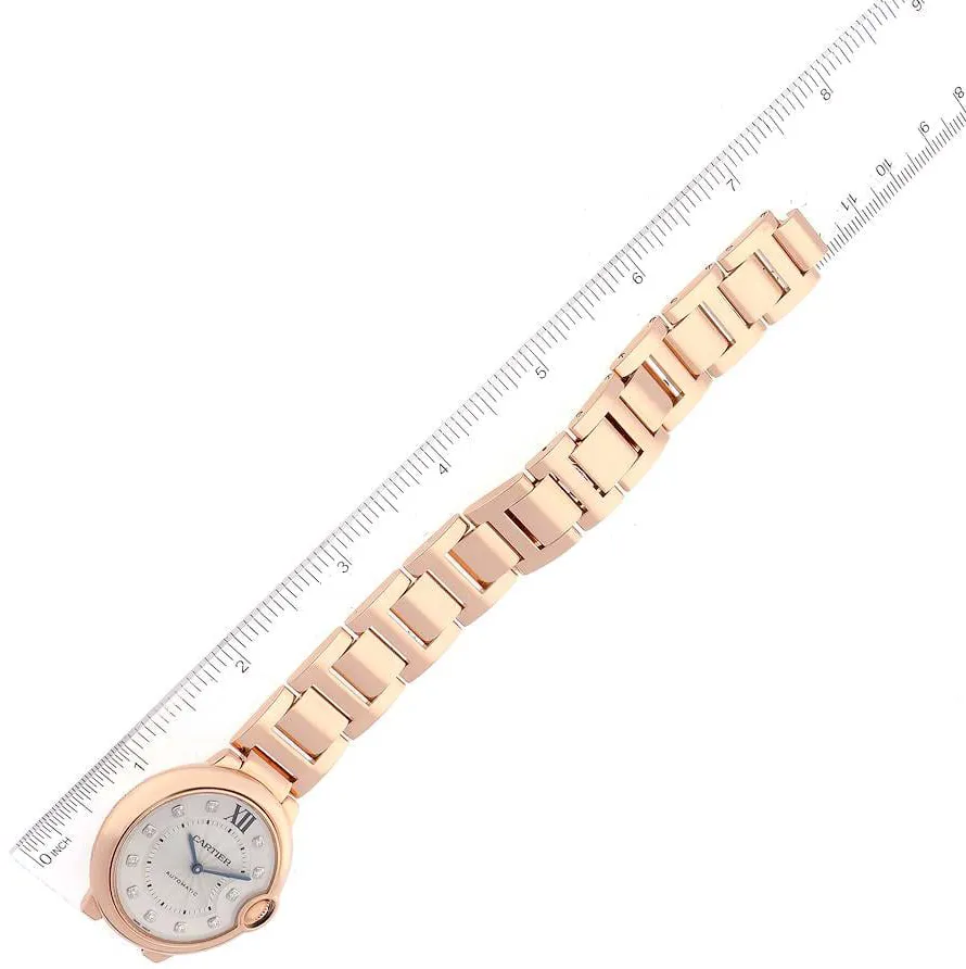 Cartier Ballon Bleu de Cartier we902026 36.5mm Rose gold Silver 2