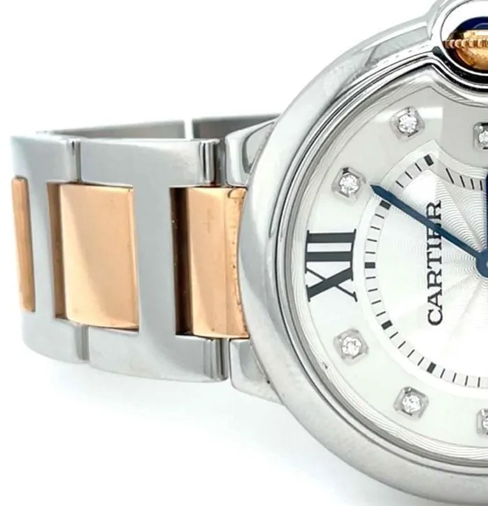 Cartier Ballon Bleu de Cartier WE902031 36.5mm Rose gold Silver 1