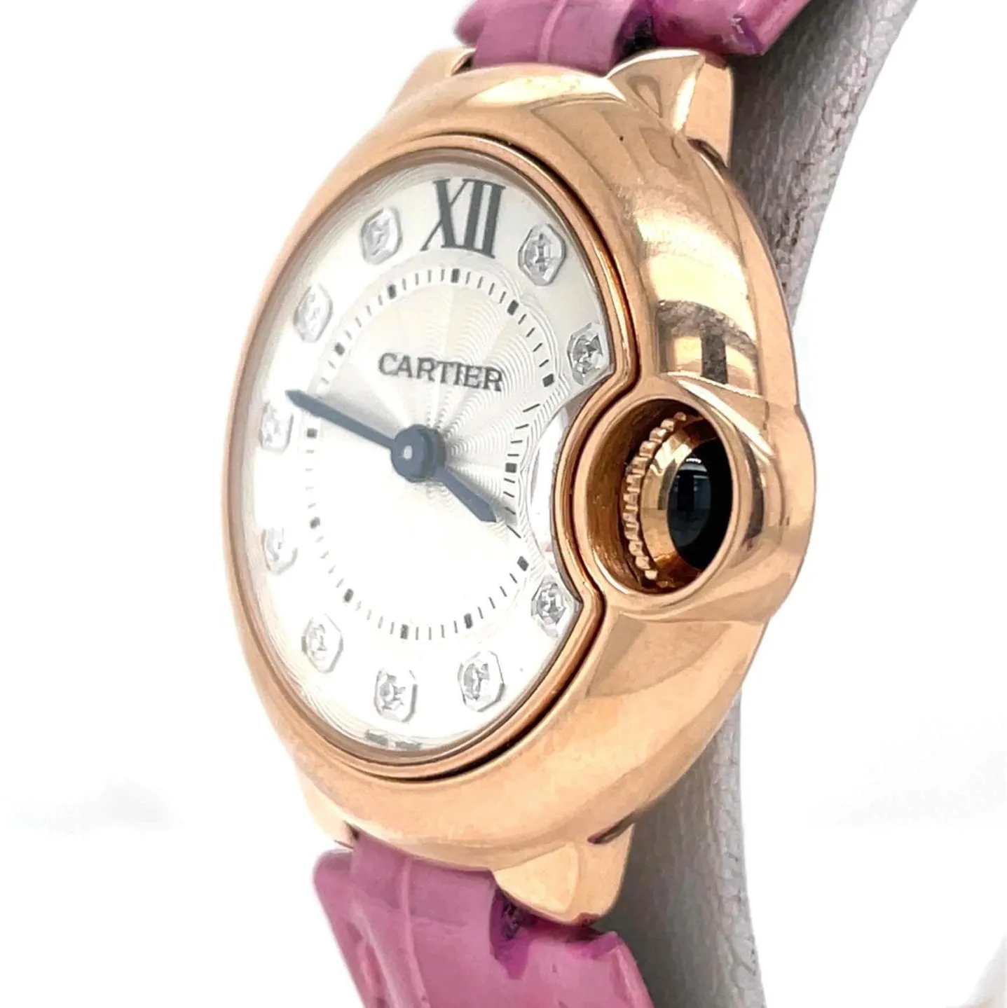 Cartier Ballon Bleu WE902050 28mm Rose gold Silver 2