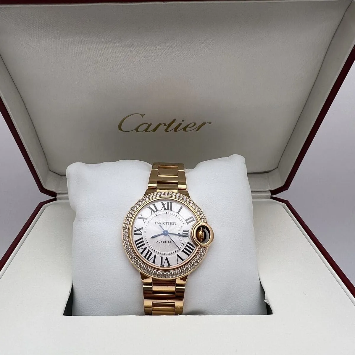 Cartier Ballon Bleu de Cartier WE902064 33mm Rose gold White 5