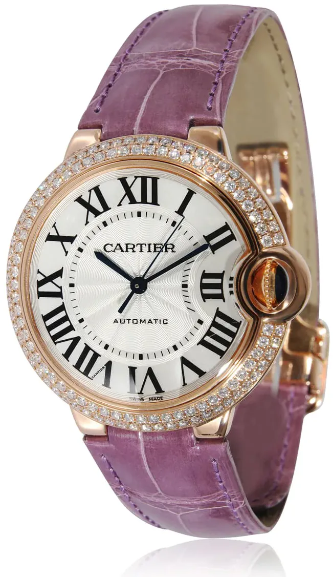 Cartier Ballon Bleu de Cartier WJBB0009 36.5mm Rose gold White