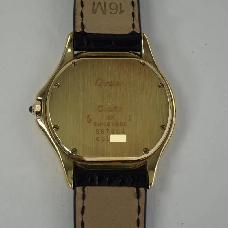 Cartier Cougar 887904 33mm Yellow gold White 3