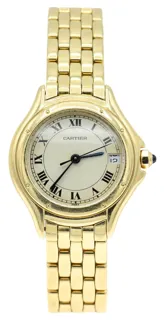 Cartier Cougar 887906 Yellow gold Cream