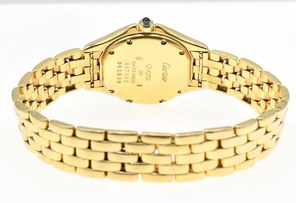 Cartier Cougar 887906 26mm Yellow gold Cream 5