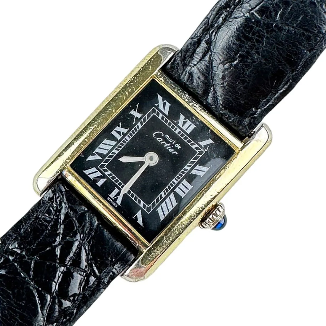 Cartier Must de Cartier Tank Yellow gold Black 1