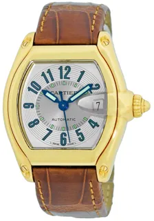 Cartier Roadster 2524 Yellow gold Silver