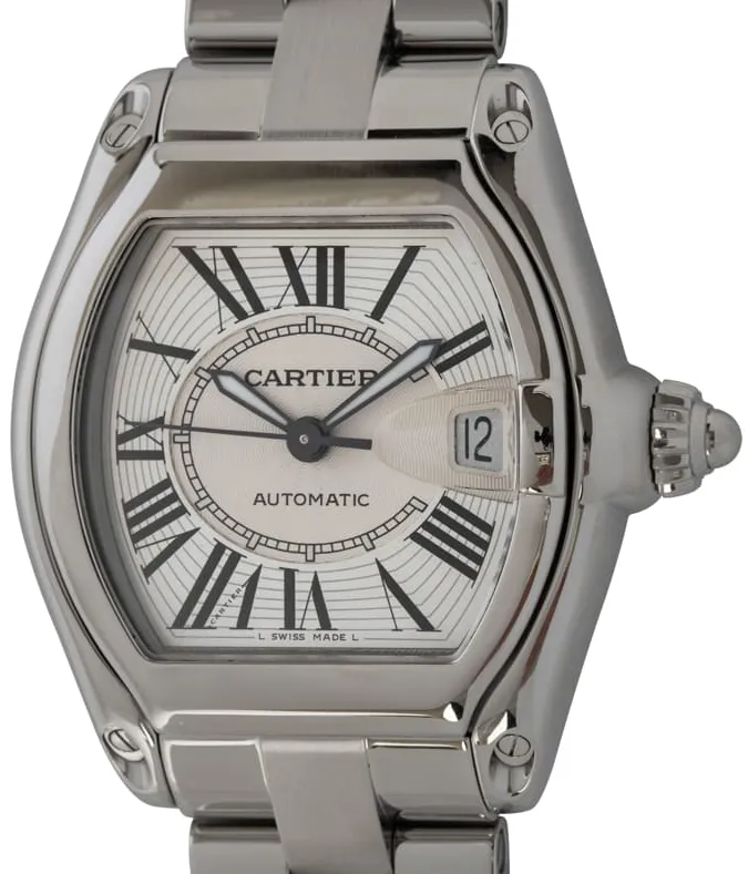 Cartier Roadster W62000V3 37mm Stainless steel Silver