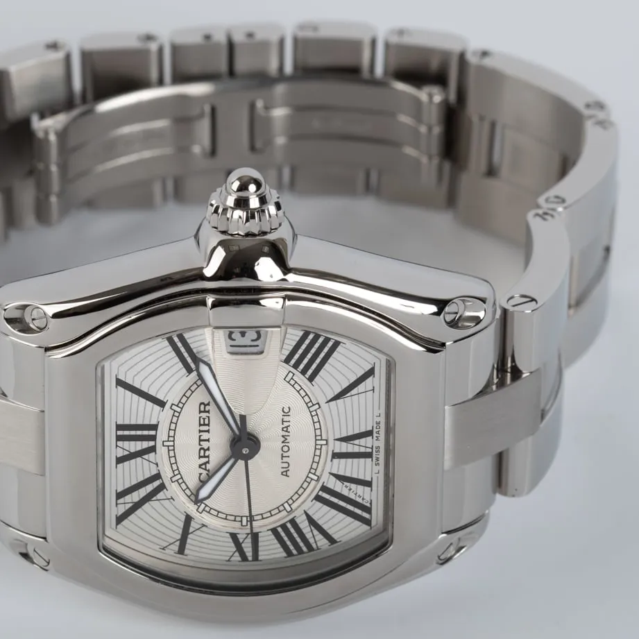 Cartier Roadster W62000V3 37mm Stainless steel Silver 1