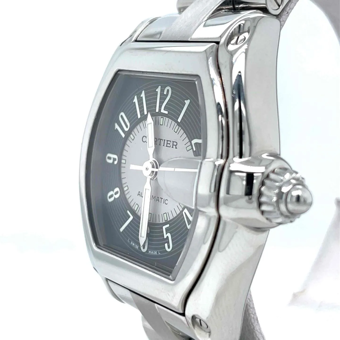 Cartier Roadster W62001V3 38mm Stainless steel Black 2