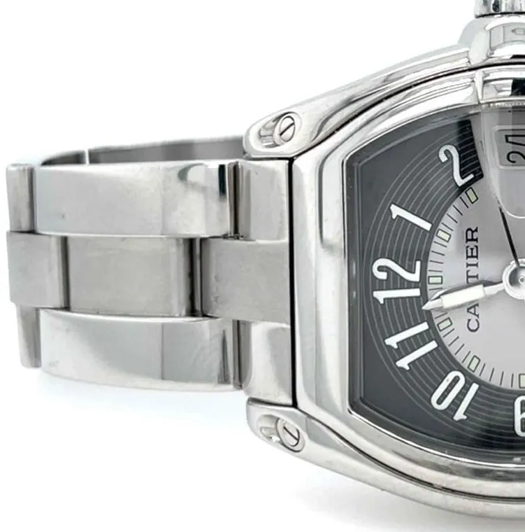 Cartier Roadster W62001V3 38mm Stainless steel Black 5