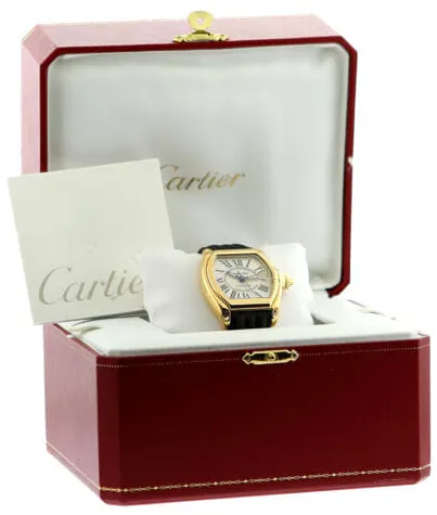 Cartier Roadster w62005v2 38mm Yellow gold Silver 1