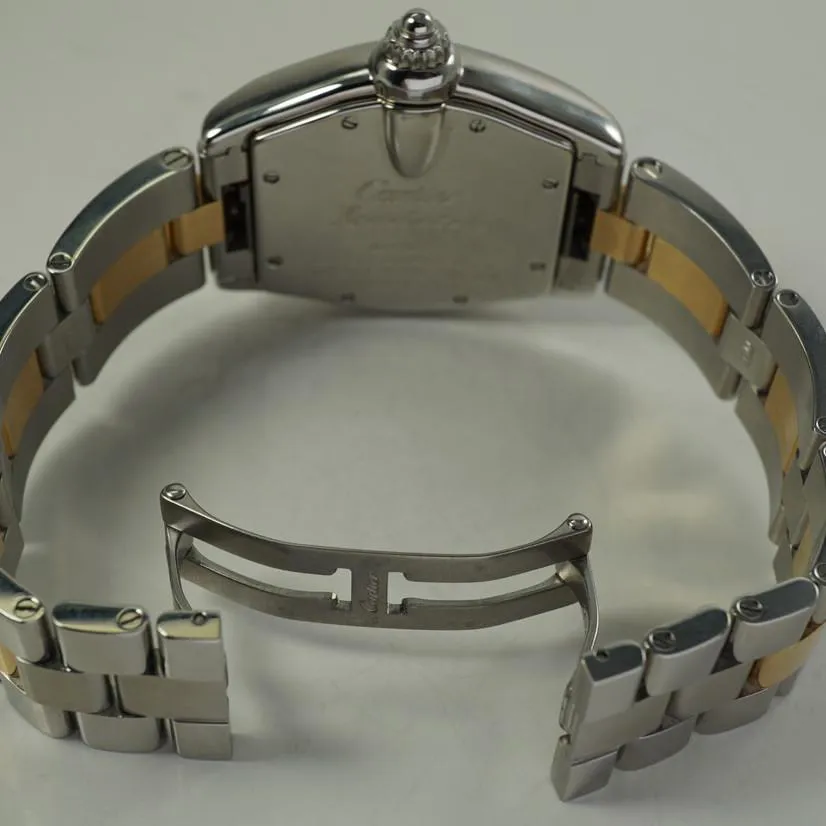 Cartier Roadster w62031y4 38mm Yellow gold Silver 3