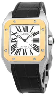 Cartier Santos de Cartier W20072X7 Yellow gold and Stainless steel Silver