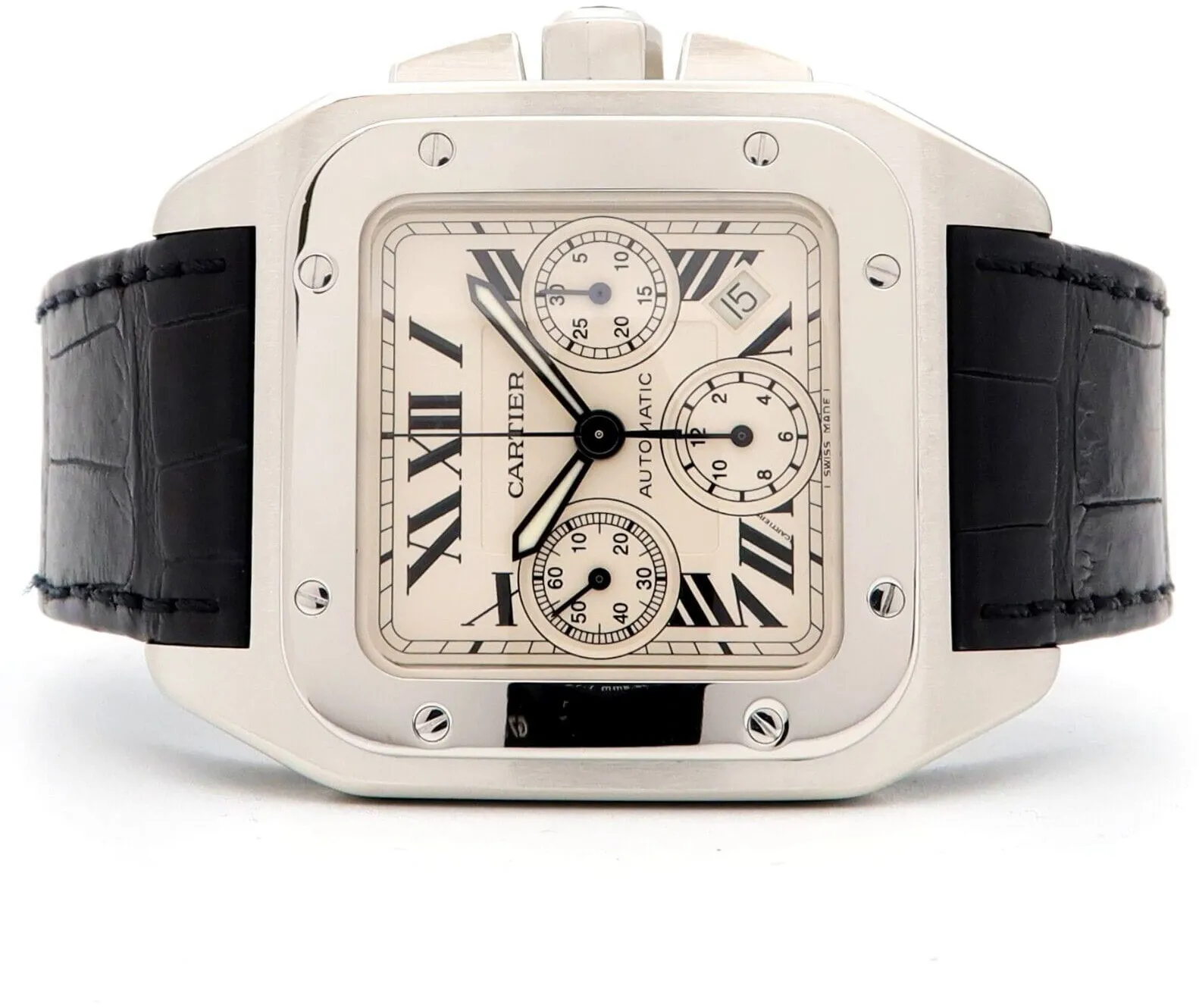 Cartier Santos W20090X8 41mm Stainless steel Silver