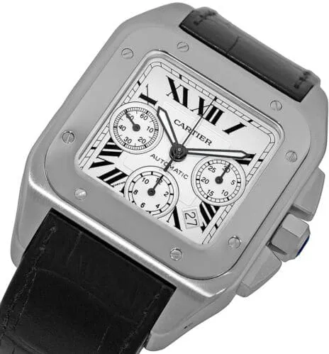 Cartier Santos W20090X8 41mm Stainless steel Silver 3