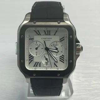 Cartier Santos WSSA0017 Stainless steel Silver