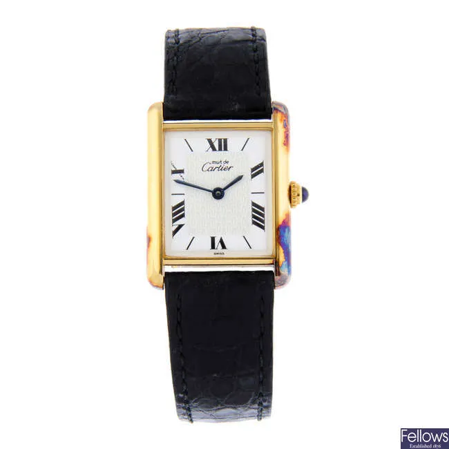 Cartier Tank 1615 23mm Vermeil Bicolor