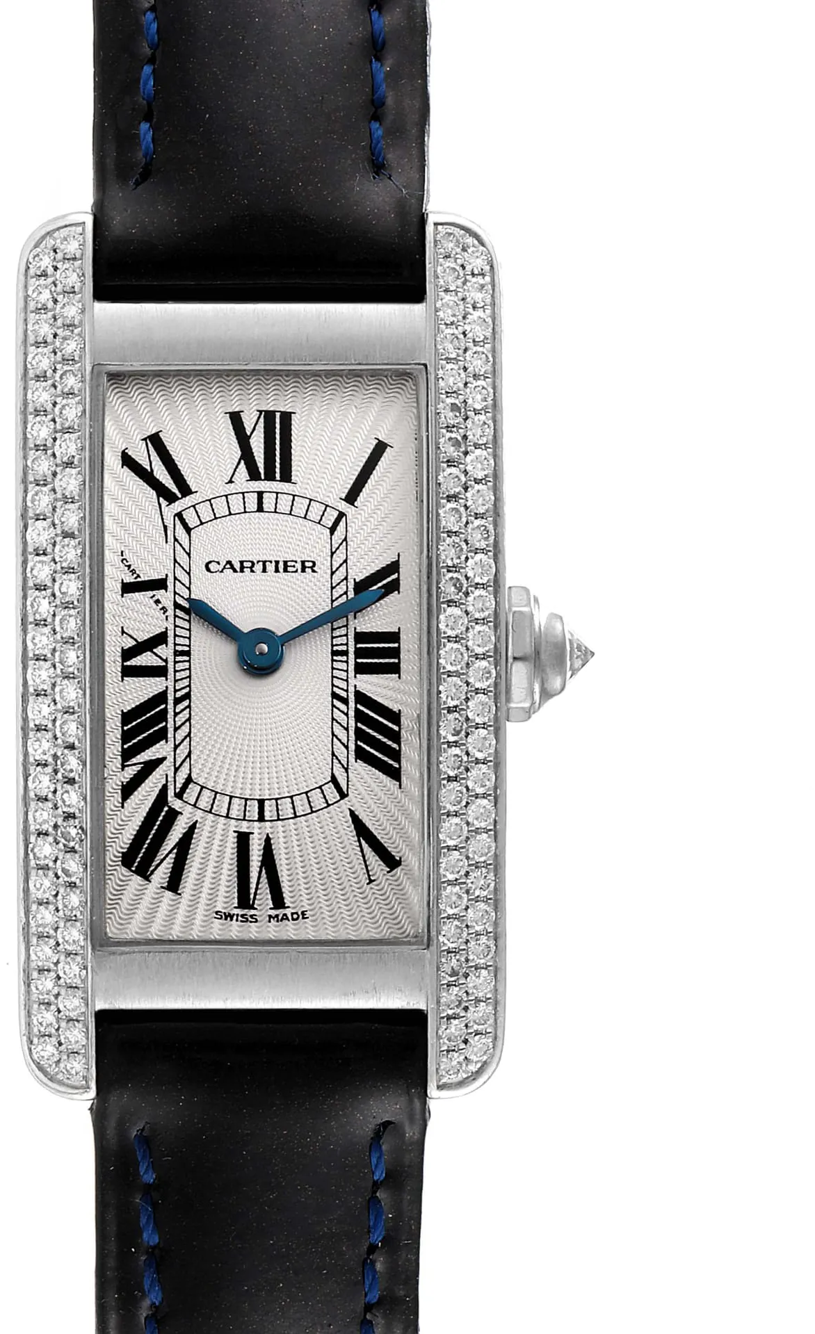 Cartier Tank Américaine WB701851 19mm White gold Silver