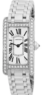 Cartier Tank Américaine WB7073L1 White gold Silver