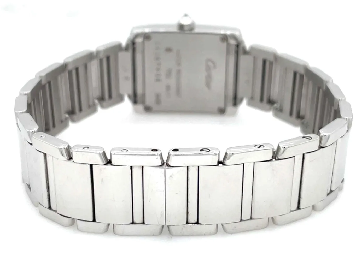 Cartier Tank Française WE1002S3 20mm White gold Silver 3